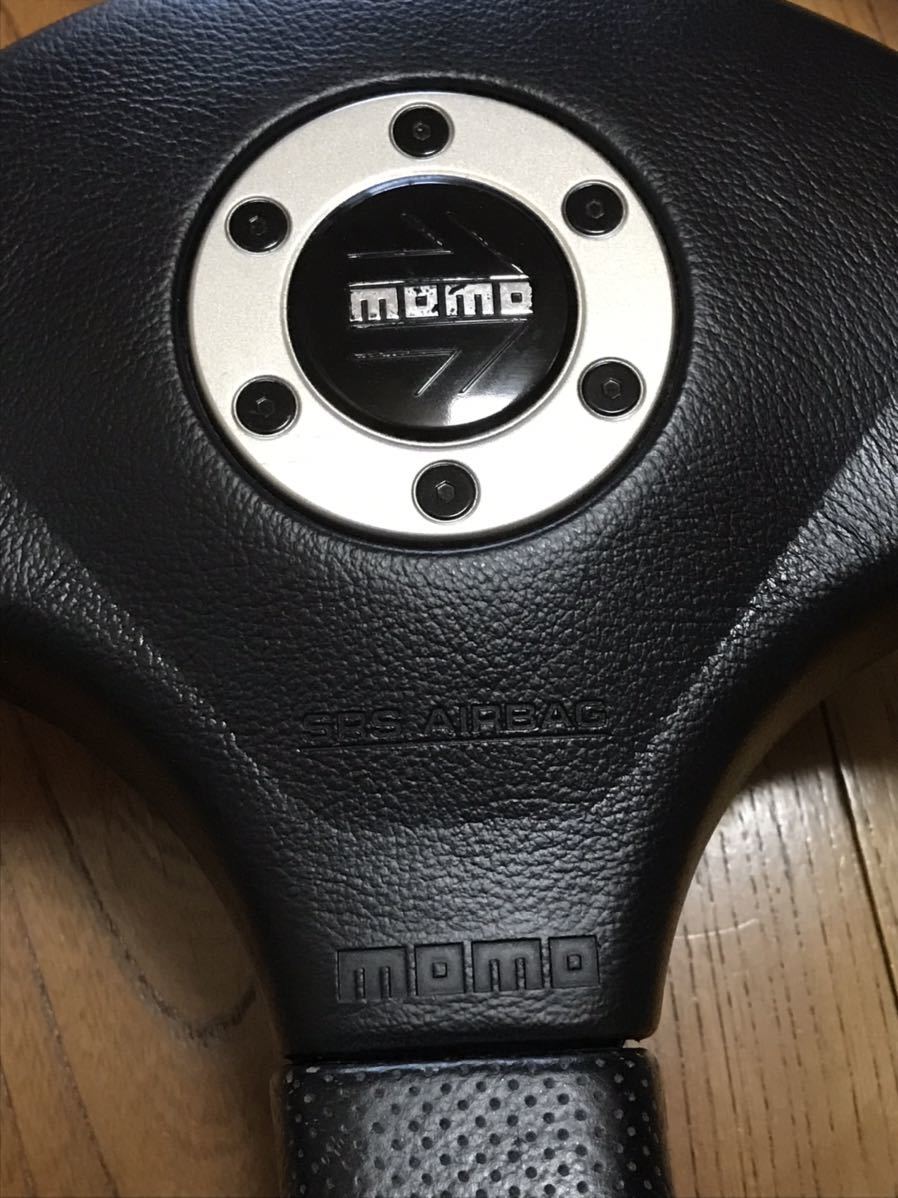 希少☆ダイハツ コペン L880K☆純正 MOMO モモ ステアリング ハンドル 