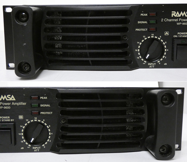 楽器、器材 RAMSA 2ch パワーアンプ WP-9600