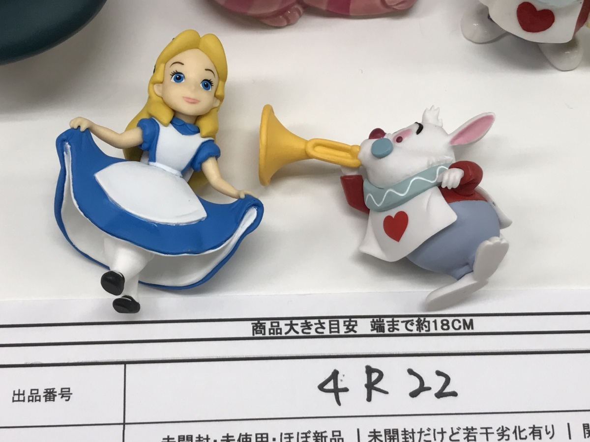 ディズニー 陶器 人形 不思議の国のアリス ウサギ チェシャ猫 マッド