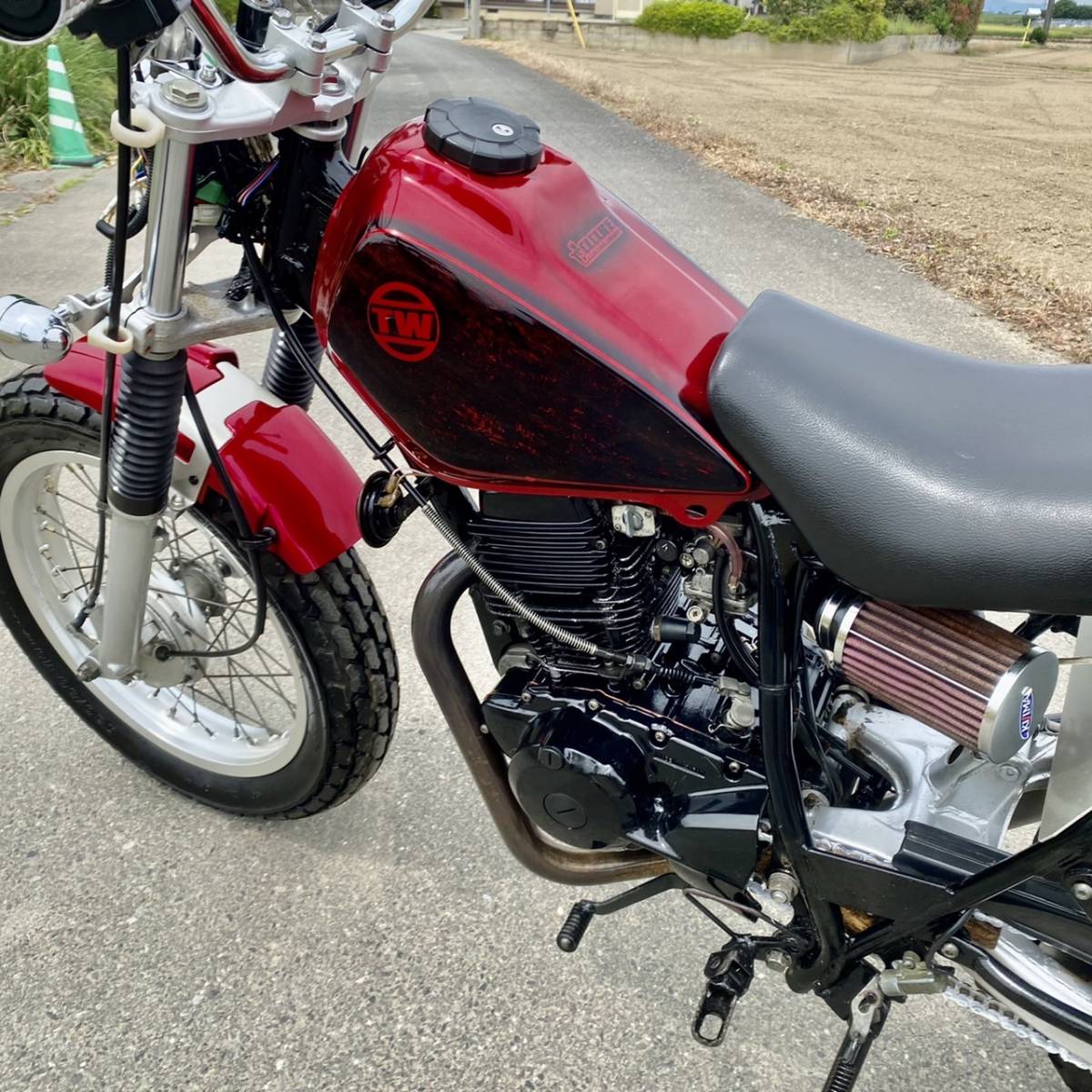 TW200 2JL ヤマハ YAMAHA カスタム 書類あり 実働 スカチューン Yahoo 