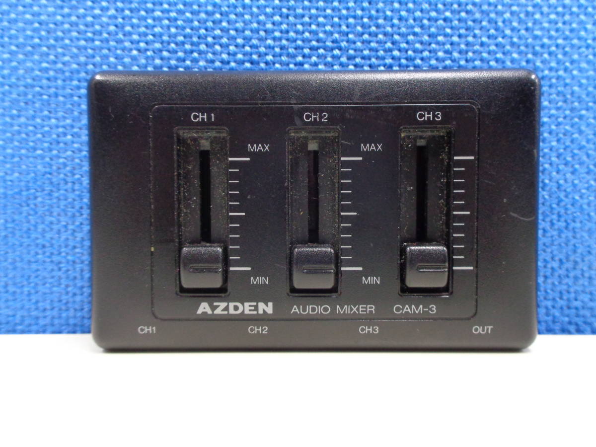 Azden Audio Mixer Cam 3 ポータブルミキサー ビデオカメラ 売買されたオークション情報 Yahooの商品情報をアーカイブ公開 オークファン Aucfan Com
