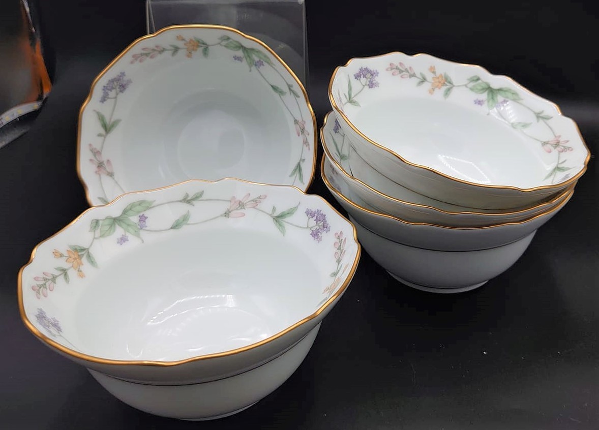 【大得価，新品】 文武堂 乃りたけ 花柄 小鉢 5客(ノリタケ)｜売買されたオークション情報、yahooの商品情報をアーカイブ公開 - オークファン ノリタケ