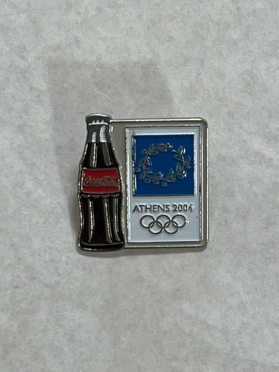 コカコーラ　アテネオリンピック　ピンバッジ_1