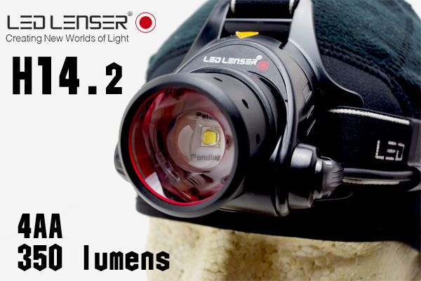 ★送料無料★未使用★LED LENSER(レッドレンザー) OPT-7299 H14.2 LEDヘッドライト　350LM　距離260ｍ