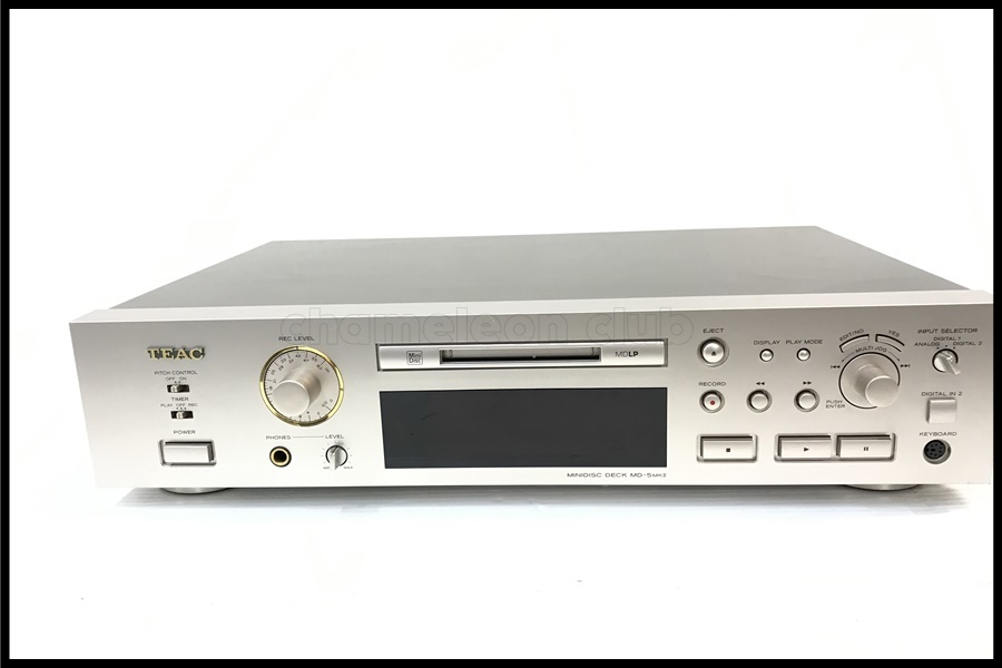 TEAC MD-5 MiniDiscデッキ MDレコーダー 動作確認済み DVD