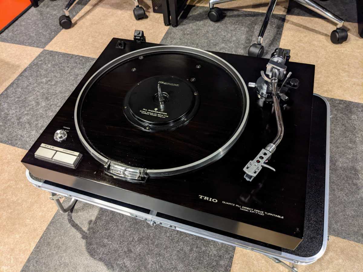 TRIO KP-7700 レコードプレーヤー 新品カートリッジ ダイレクト 