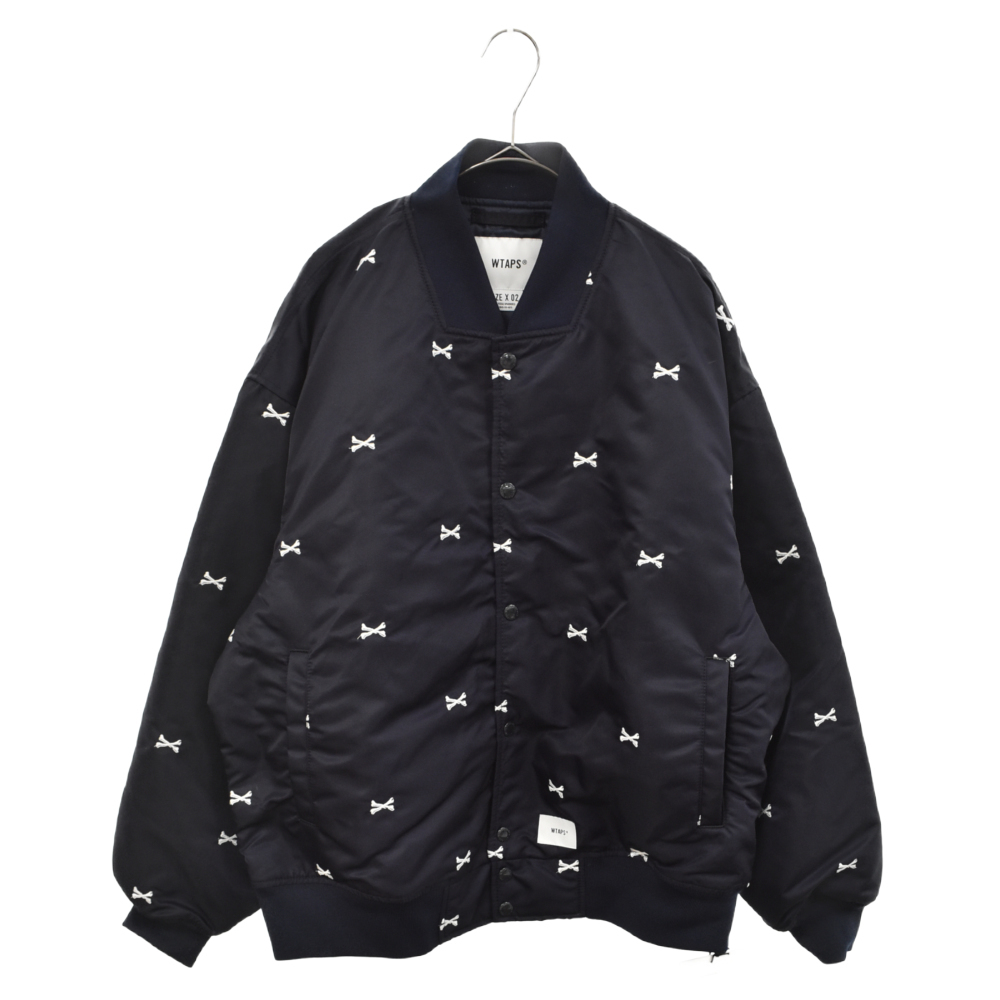 WTAPS TEAM JACKET W)taps - 2022SS BLACK ダブルタップス 22SS チーム by XLサイズの通販 でぶ TWILL TEXTILE TEAM&frasl;JACKET&frasl;
