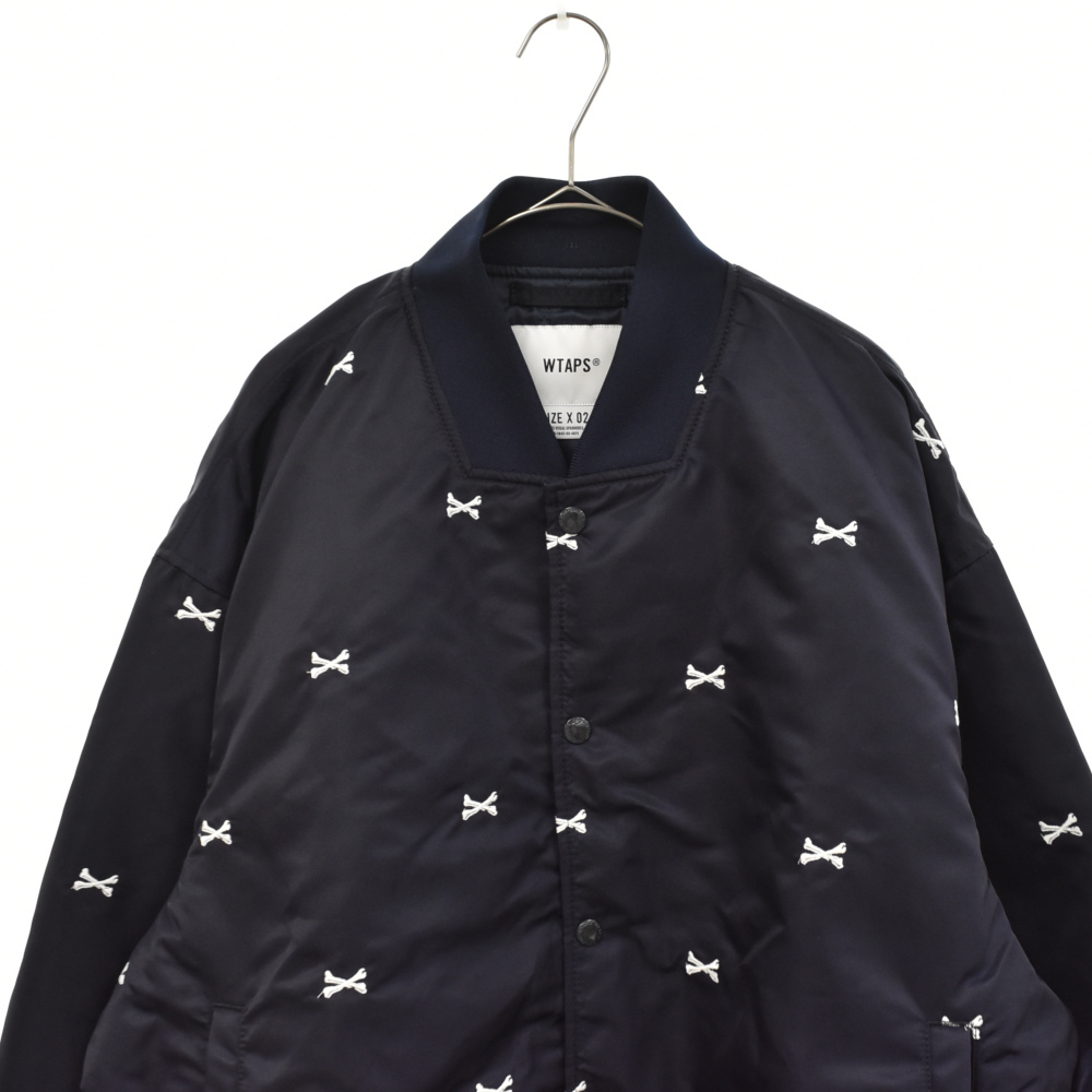 WTAPS TEAM JACKET W)taps - 2022SS BLACK ダブルタップス 22SS チーム by XLサイズの通販 でぶ TWILL TEXTILE TEAM&frasl;JACKET&frasl;