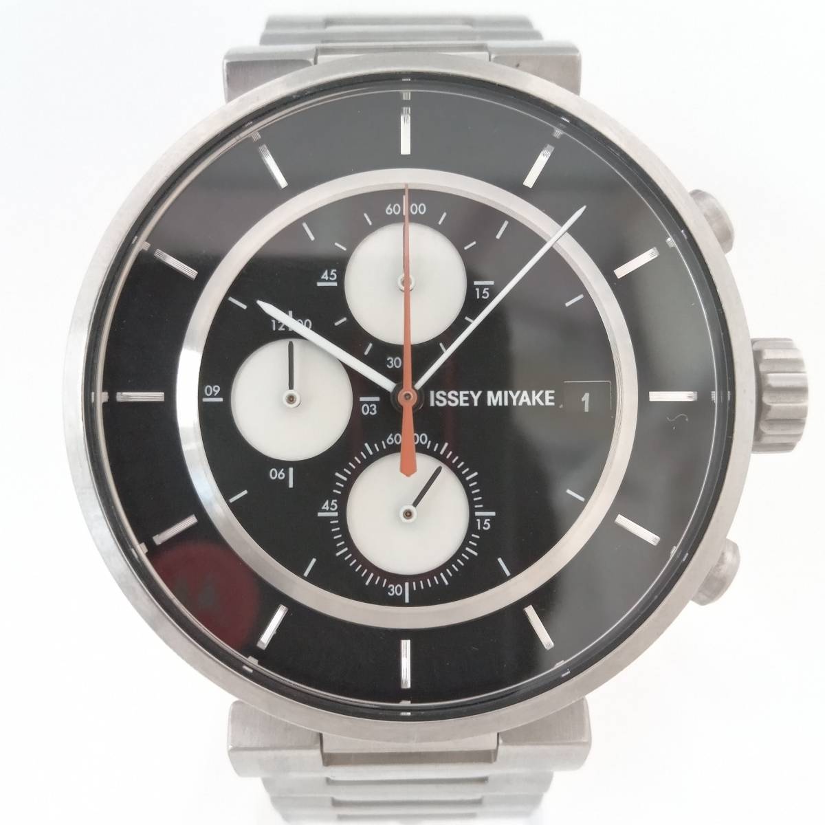 付属品有り イッセイミヤケ ISSEY MIYAKE VK67-0010 W 和田智 クロノ 