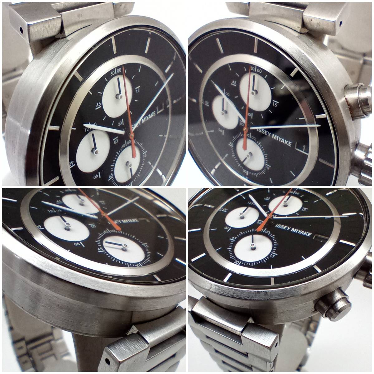 付属品有り イッセイミヤケ ISSEY MIYAKE VK67-0010 W 和田智 クロノ 