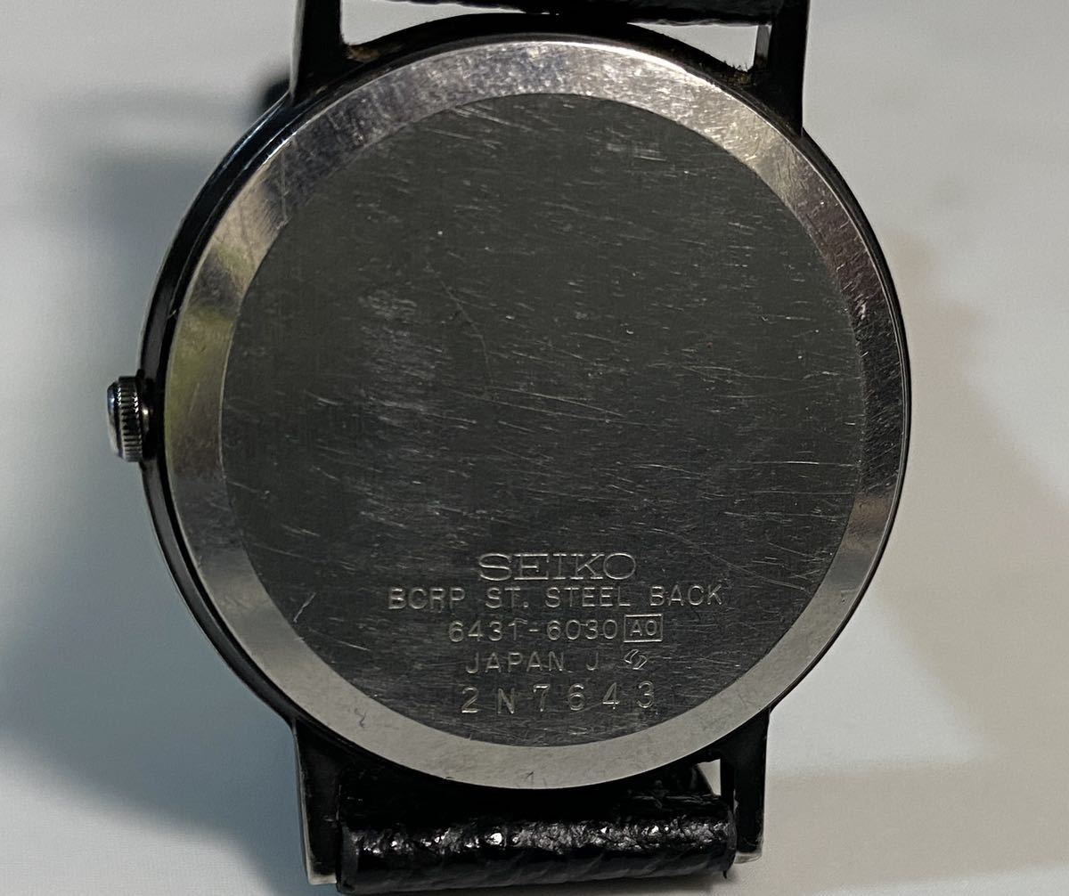 SEIKO 6431-6030 シャリオ セイコー 希少 Steve Jobs Watch Chariot 