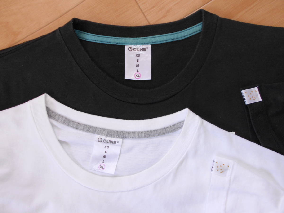 ☆CUNE/キューン プリント入り半袖Tシャツ サイズXL 2枚セット！ビッグ 
