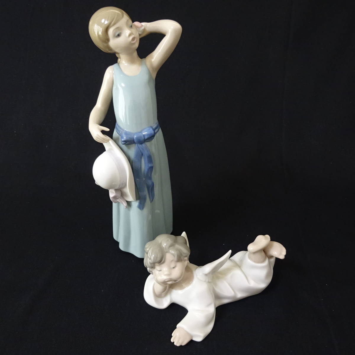 1384607-102】LLADRO リヤドロ 5010/なびかせて 4541/可愛い一休み 