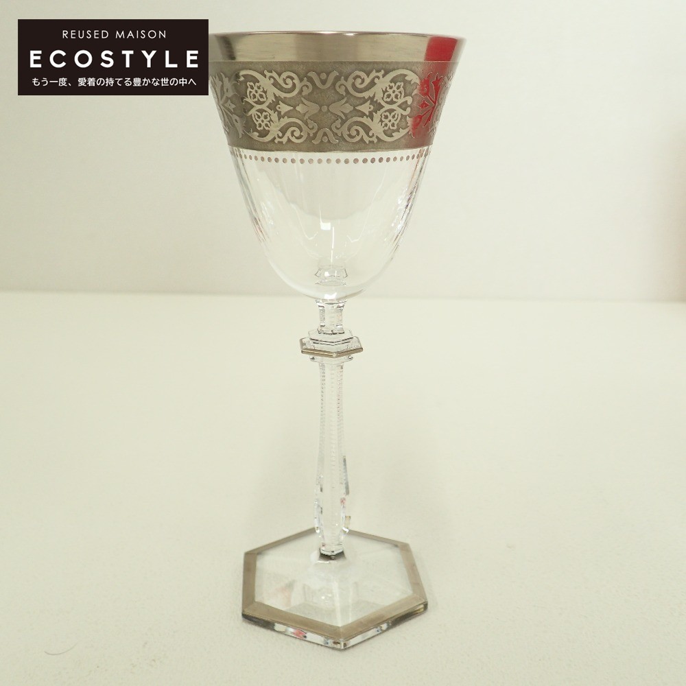 1円 Baccarat バカラ Concorde コンコルド プラチナ クリスタル ワイングラス 食器