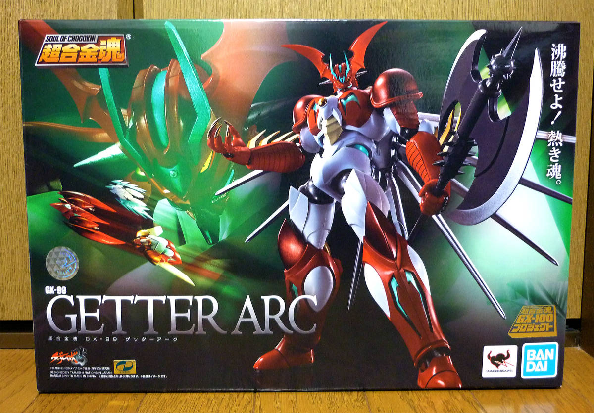 全国無料，新品 超合金魂 GX-99 ゲッターアーク ゲッターロボ バンダイ(ゲッターロボ)｜売買されたオークション情報、yahooの商品情報をアーカイブ公開 - オークファン ゲッターロボ