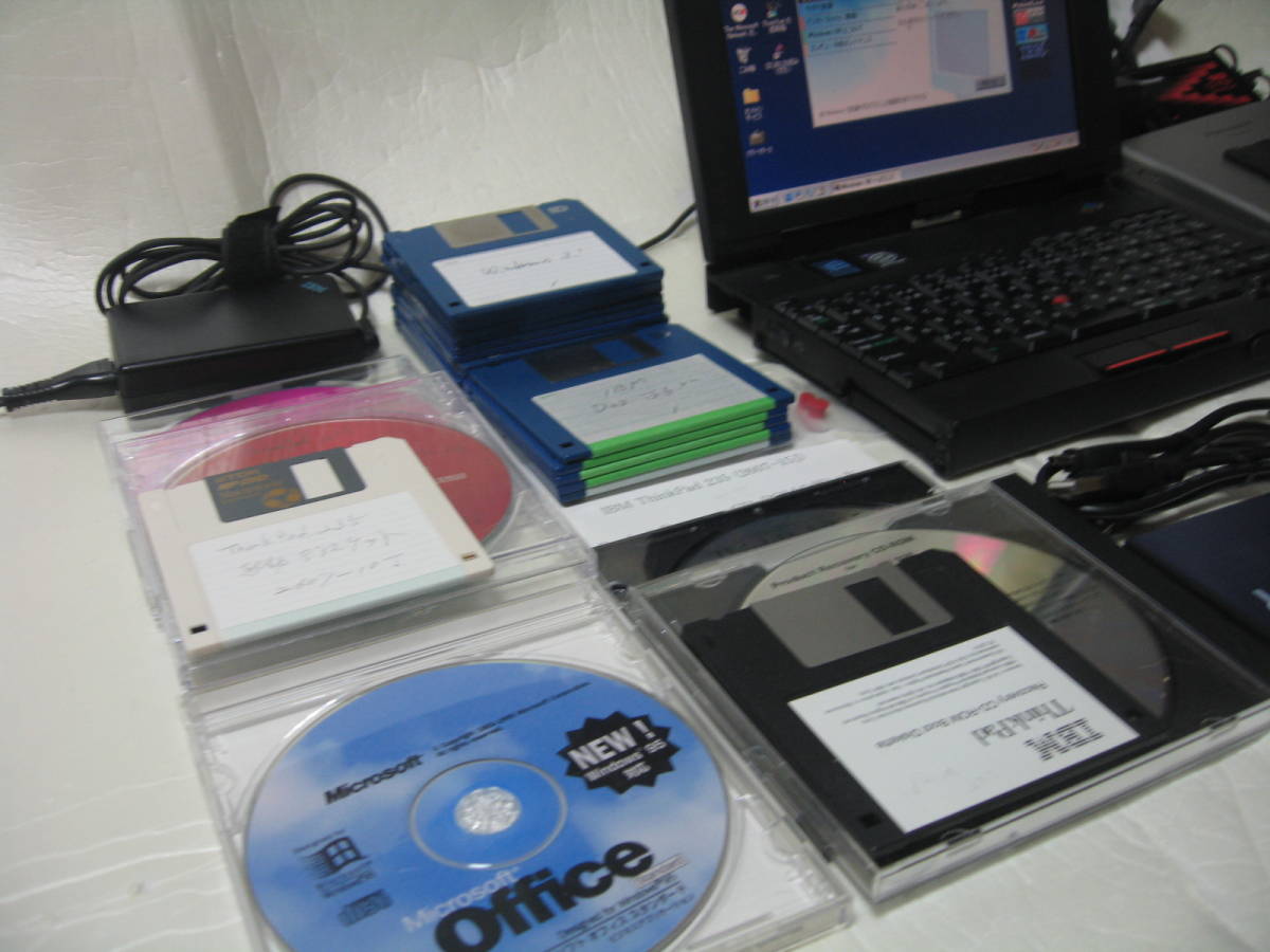 IBM ThinkPad235 (2607-15J) Windows98 Windows95 Windows3.1 OS複数
