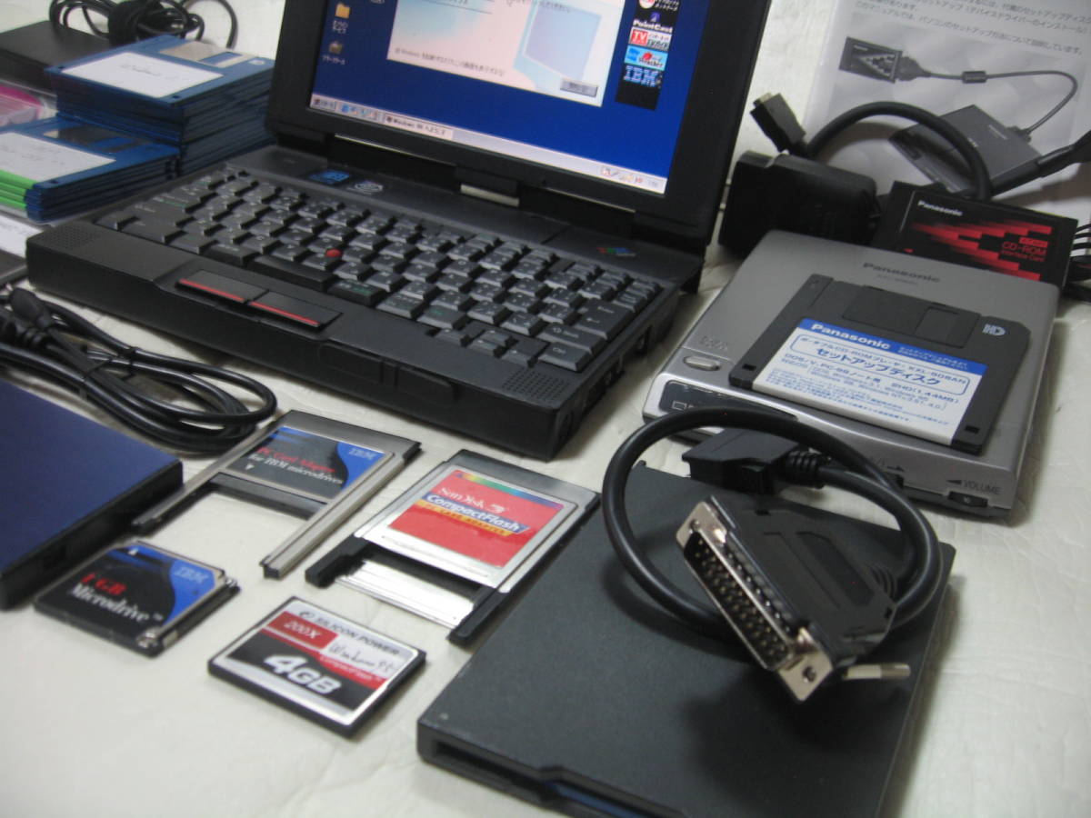 IBM ThinkPad235 (2607-15J) Windows98 Windows95 Windows3.1 OS複数