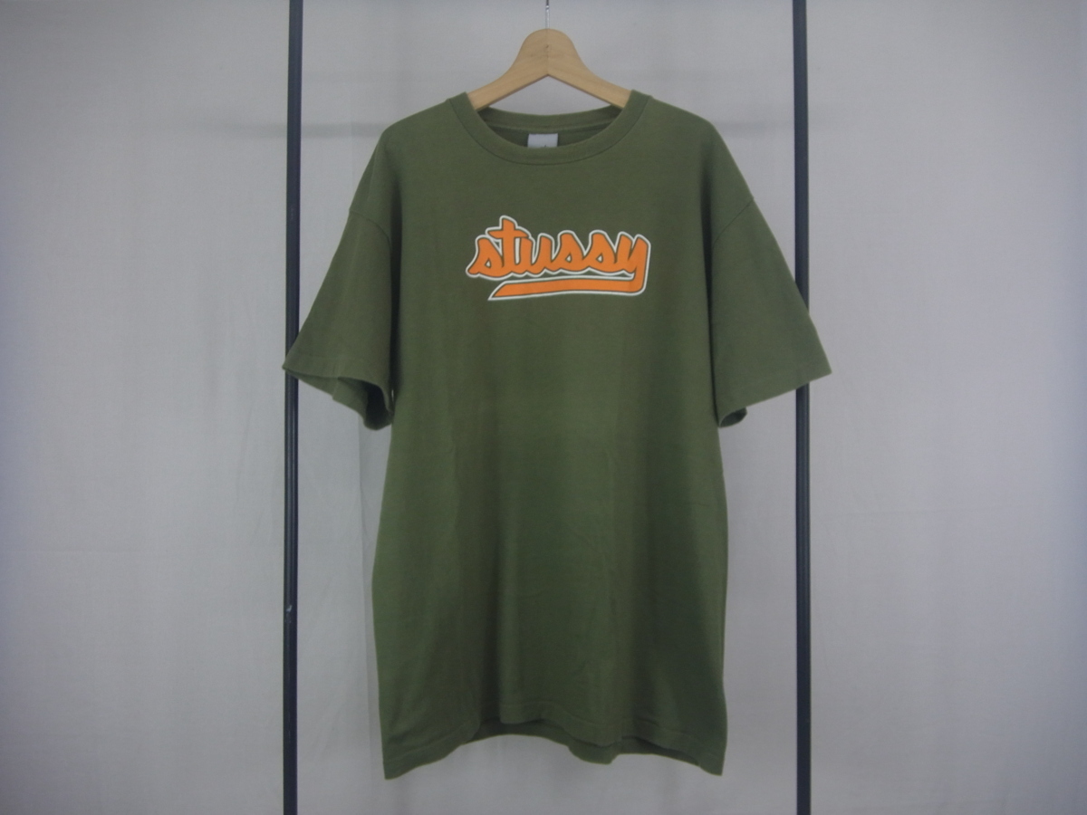 ビンテージ stussy ステューシー ラバープリント コットン Tシャツ 