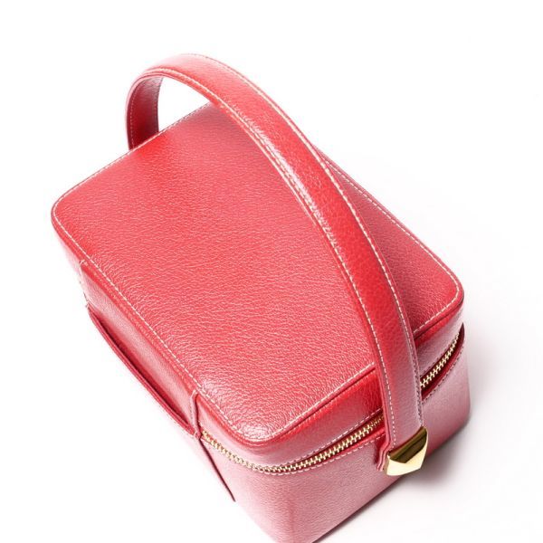 GK7522△*ユリエニタニ YURIE NITANI*レザー*バニティバッグ/ミラー  