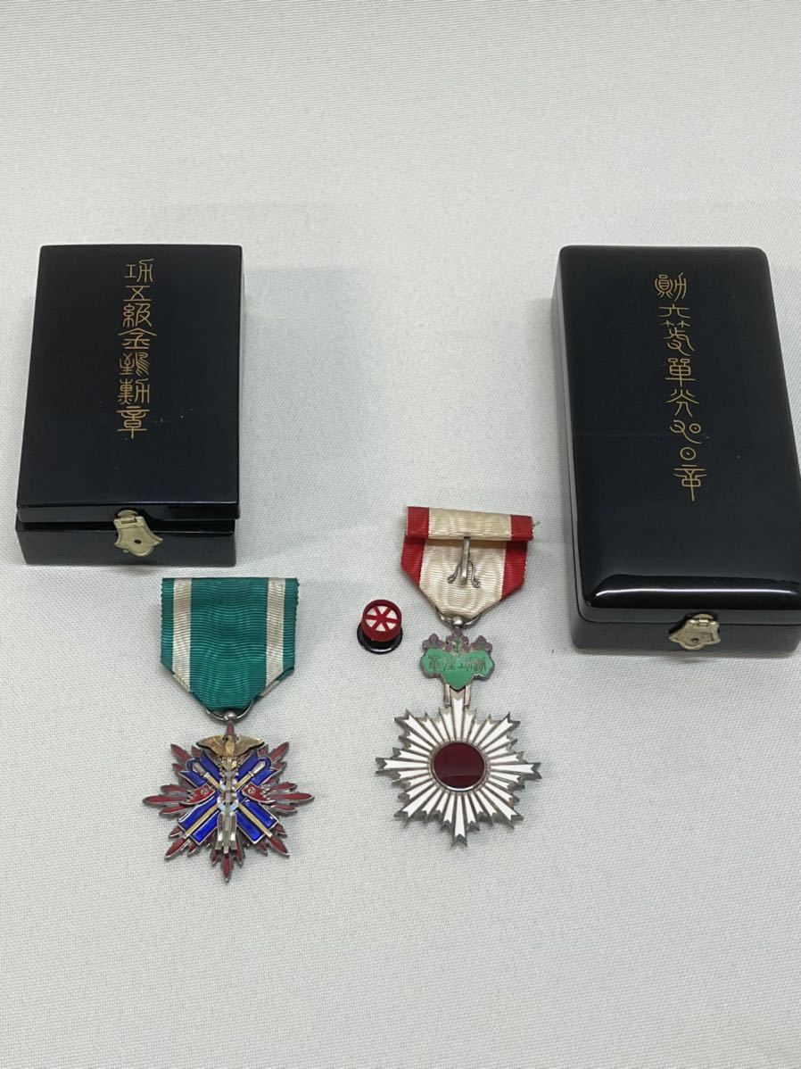Yahoo!オークション 勲六等単光旭日章 勲章 旧日本軍 功五級金鵄勲章
