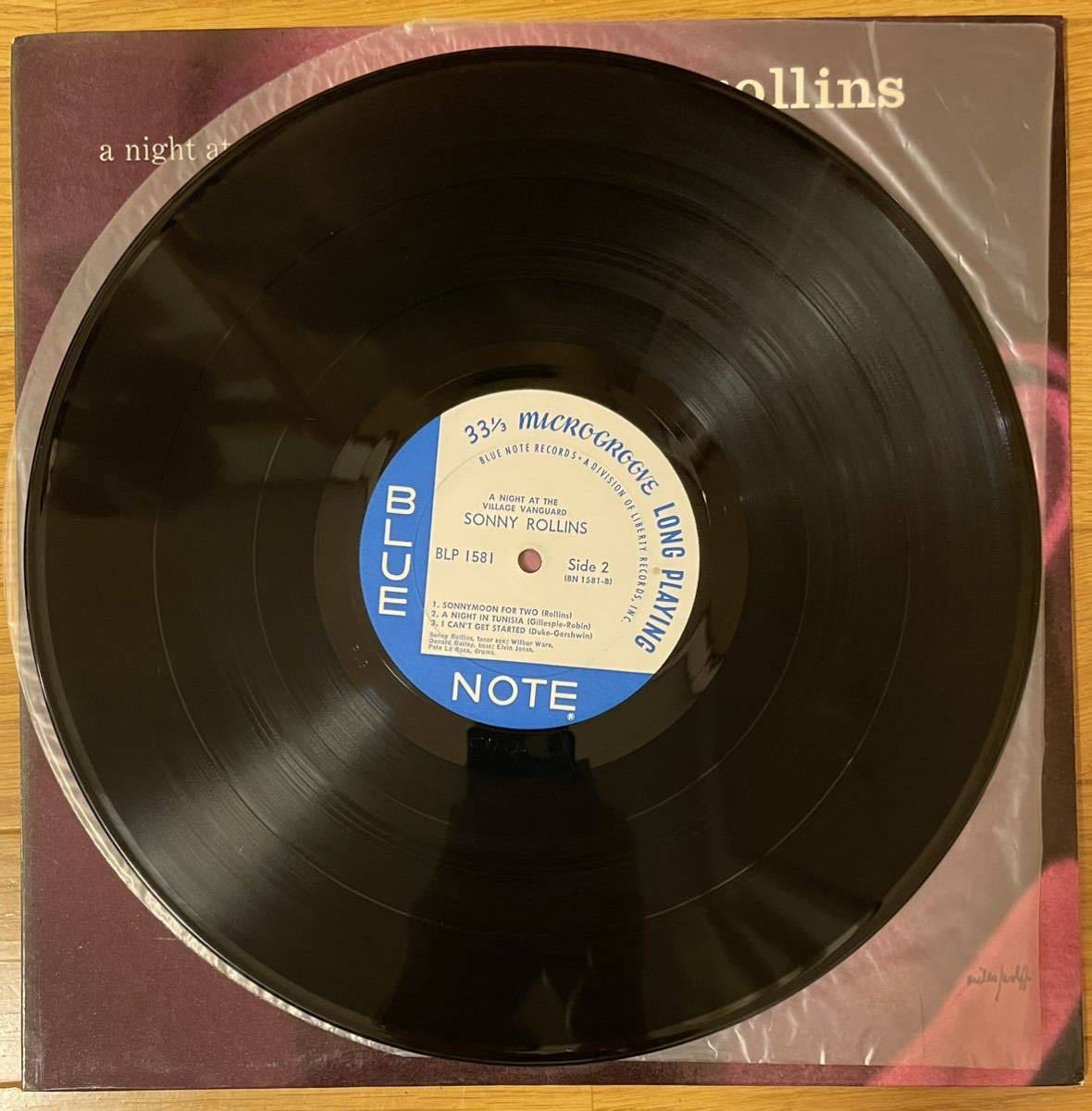 美盤！US mono盤A Night At The Village Vanguard &frasl; Sonny Rollins