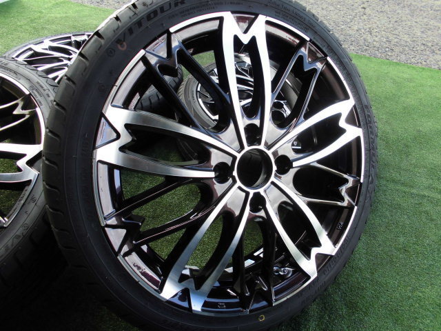 R-PRIDE 和道 桜 4本SET パープルポリッシュ 16インチ 165/45R16 