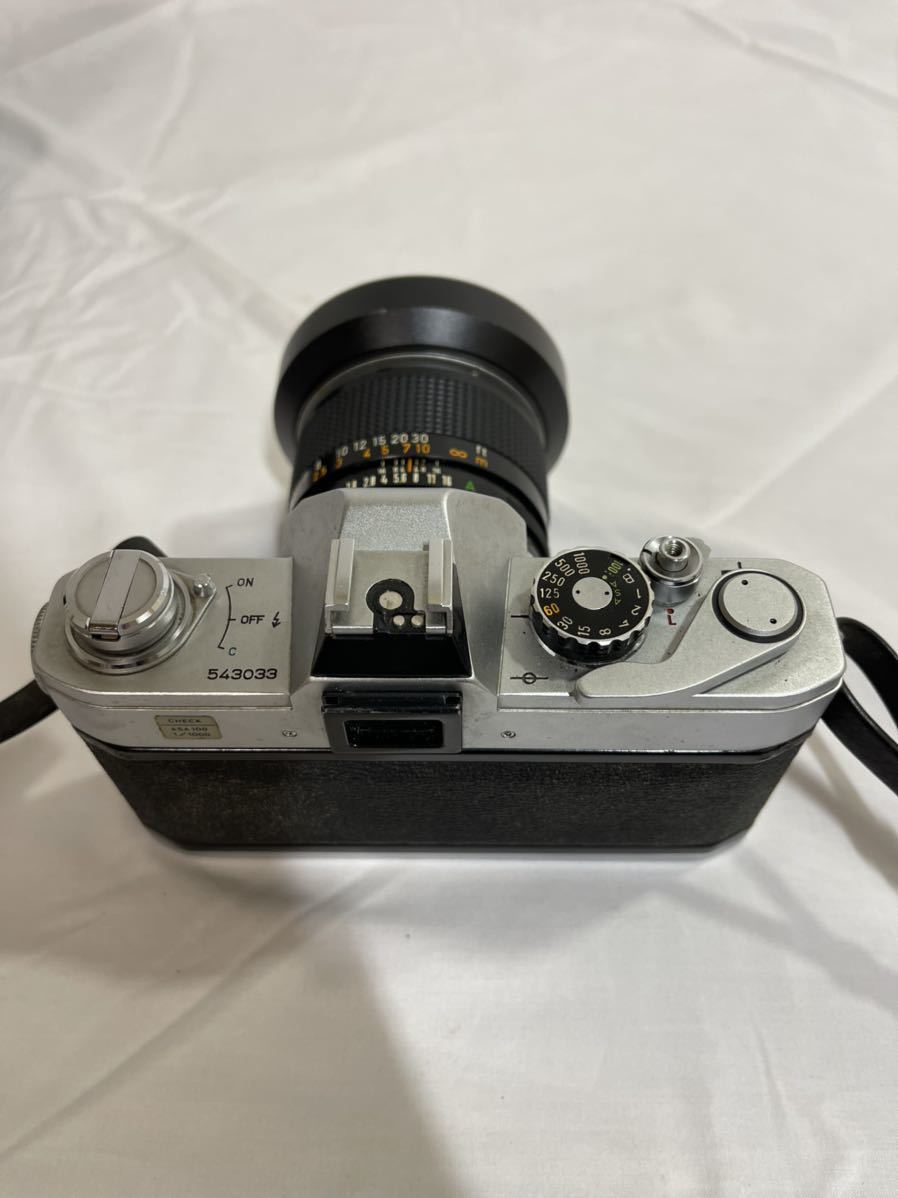 Canon/キャノン FTb QL/FD 85mm 1:1，18 S.S.C. /FD 28mm 1:3.5
