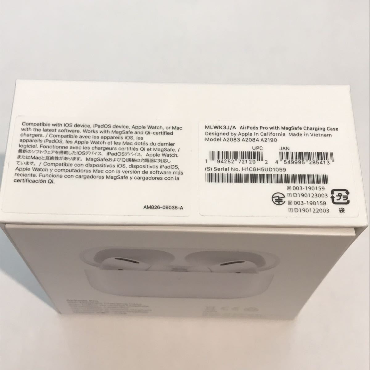 AirPods Pro未使用品】Apple エアポッズプロ MLWK3J/A ワイヤレス