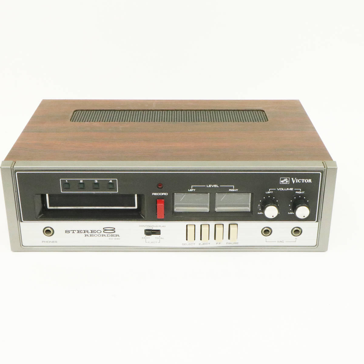 0 Victor 8トラックデッキ ED-240 VICTOR STEREO Yahoo!オークション