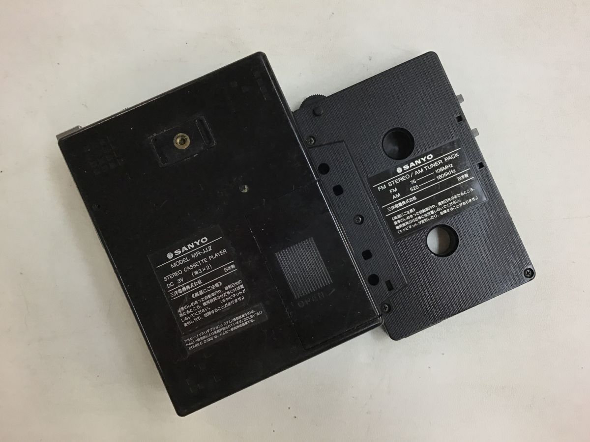 最安値，高品質】 SANYO MR-JJⅡ サンヨー ポータブルカセット