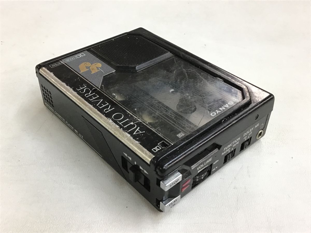 SANYO MR-JJII カセットプレーヤー 最安値，高品質】 SANYO MR-JJⅡ サンヨー ポータブルカセット