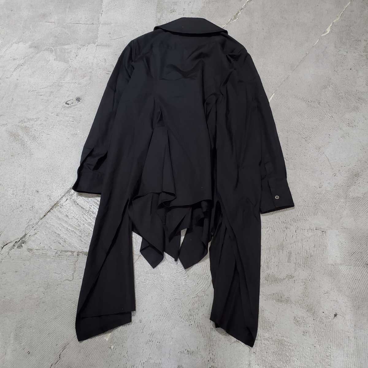 19ss COMME des GARCONS コムデギャルソン 変形 ブラウス ドレープ 