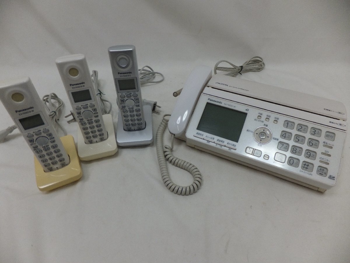Panasonic パナソニック 卓上電話機 デジタルコードレスFAX KX-PW521XL 