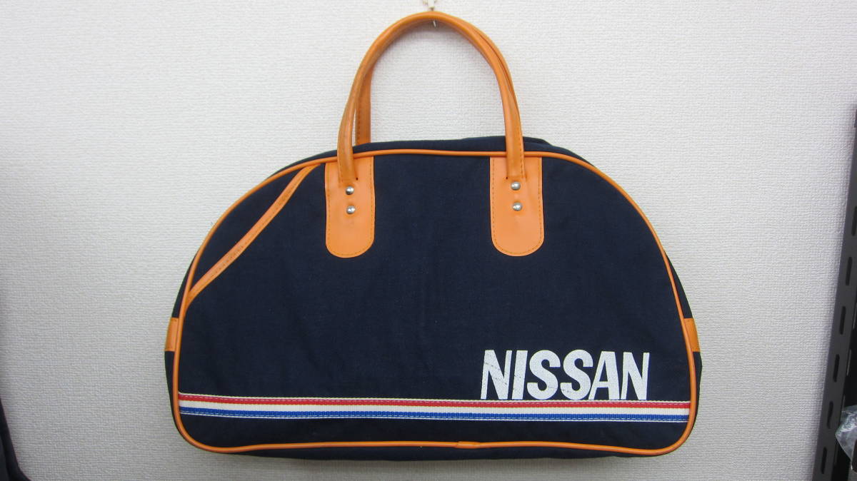 NISSAN 日産　Sunny サニー　ボストンバッグ　ノベルティ　中古　現状品　鞄　バッグ　自動車　グッズ