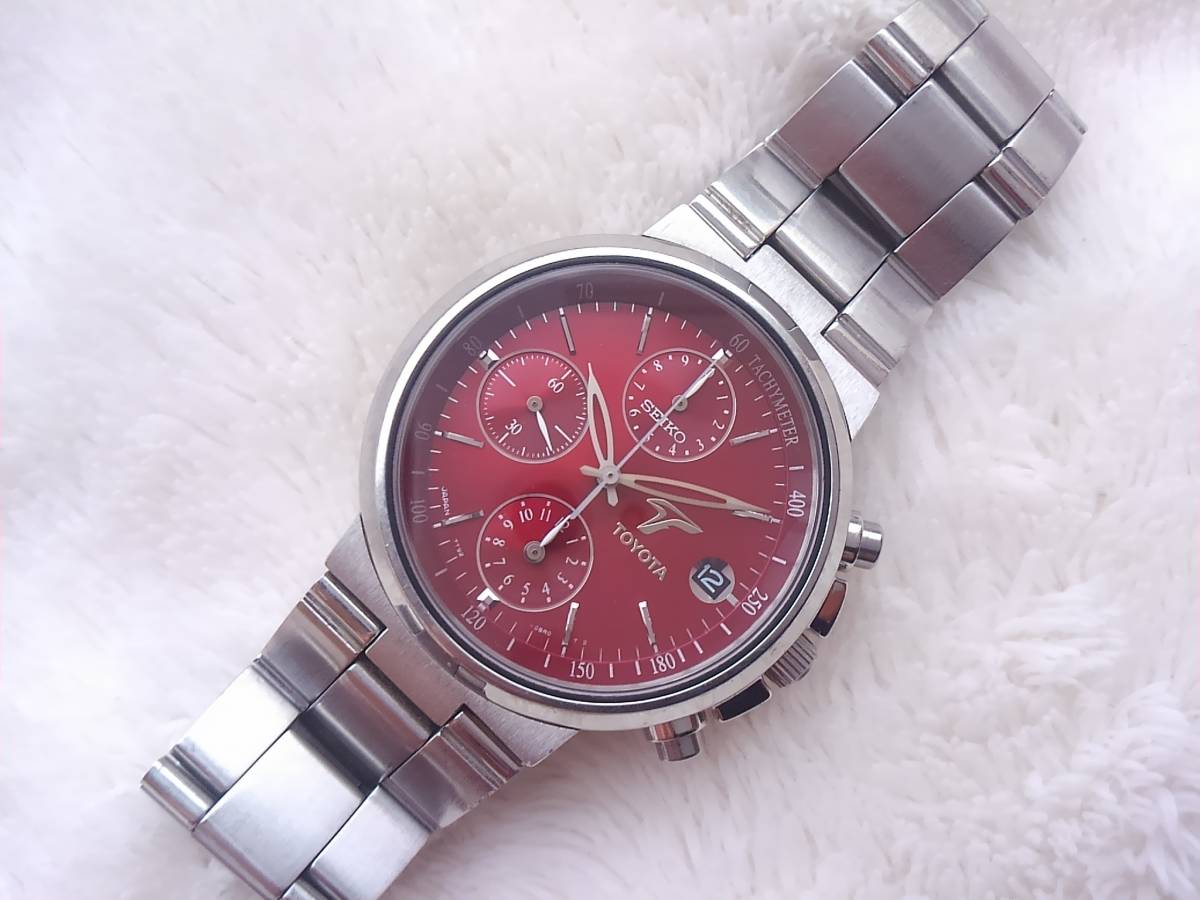 トヨタ コラボ SEIKO TOYOTA F1 SEIKO×TOYOTA セイコークロノグラフ 
