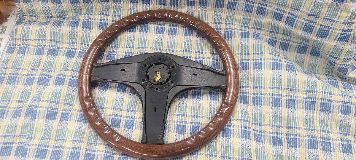 イタルボランテ ウッドステアリング 35パイ 希少モデル 旧車 当時物