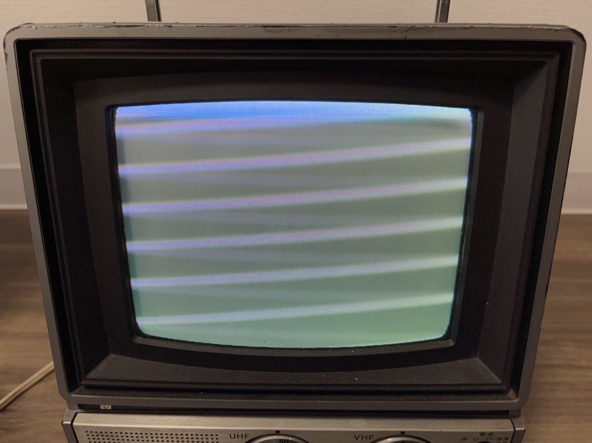 ナショナル　カラーテレビ　TH8-V8 昭和レトロ 本体通電OK】松下電器産業 ナショナルカラーテレビ TH8-V8(S) 映像機器
