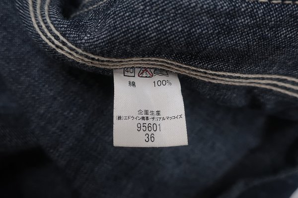 6T4454/リアルマッコイズ×Lee 91-J デニムカバーオール 36 THE REAL