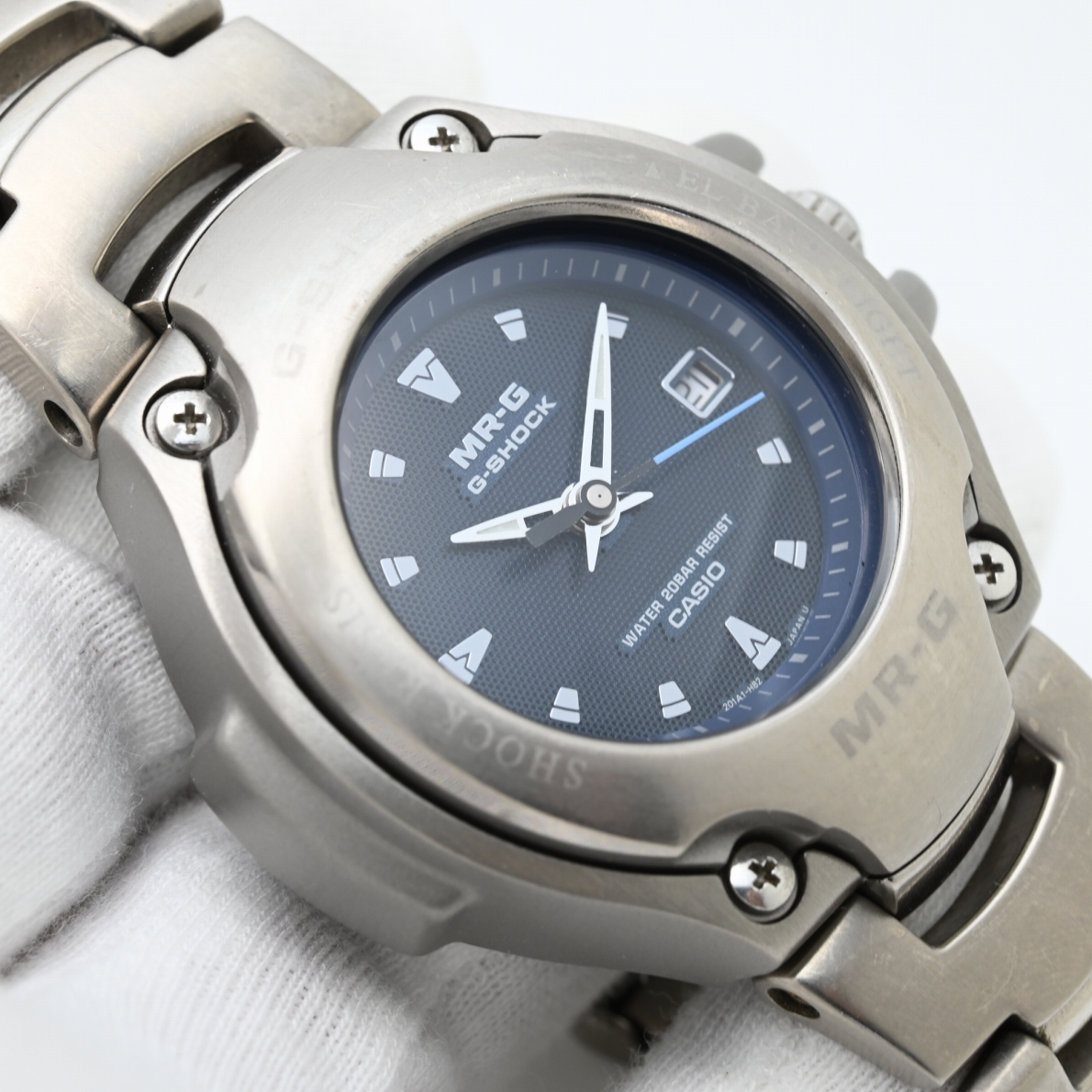 G-SHOCK/MRG-122□チタン/TITANIUM バックライト付 新品電池交換済 