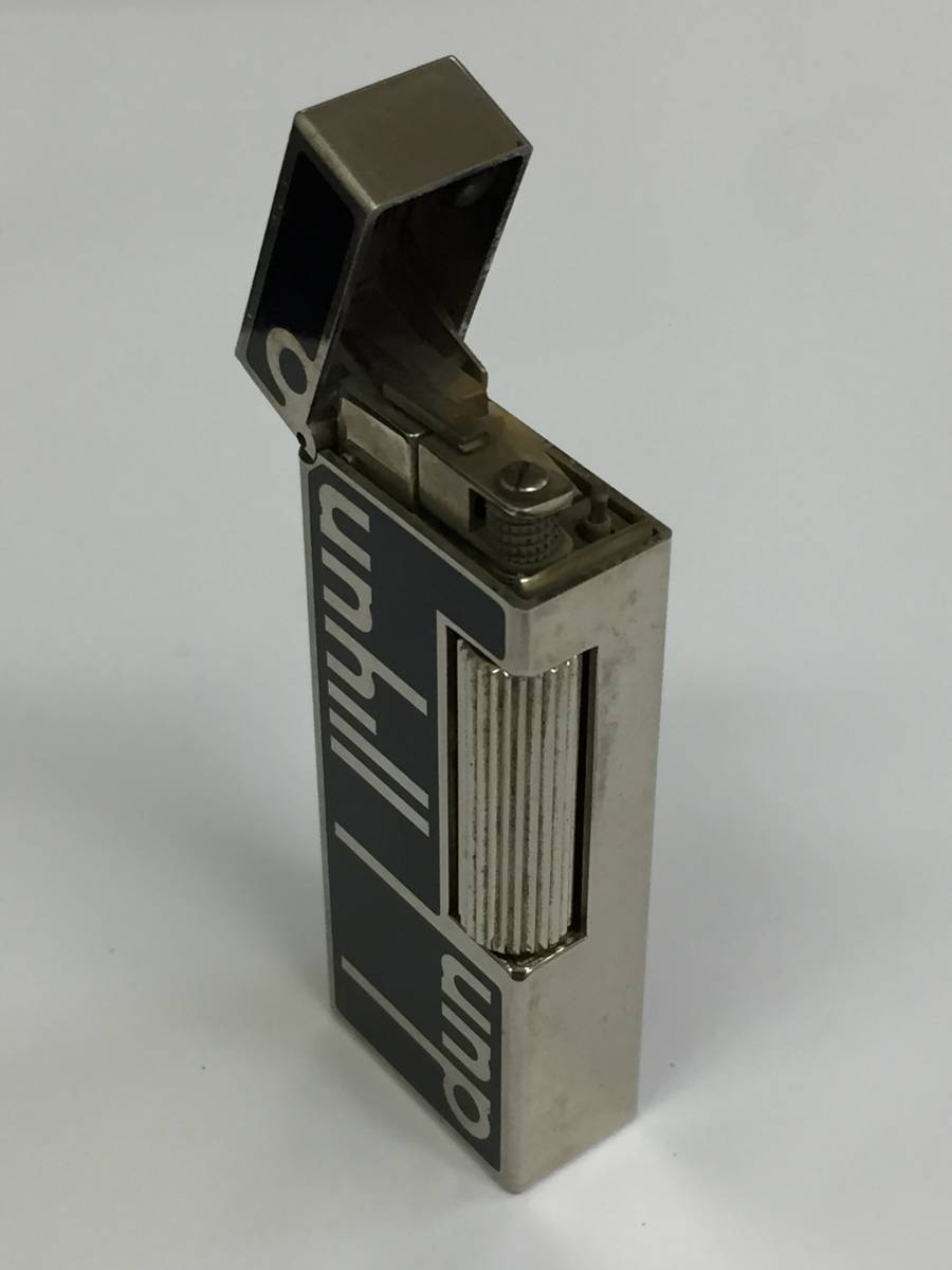 1円～！dunhill ダンヒル ガスライター ライター シグネチャー ロゴ 