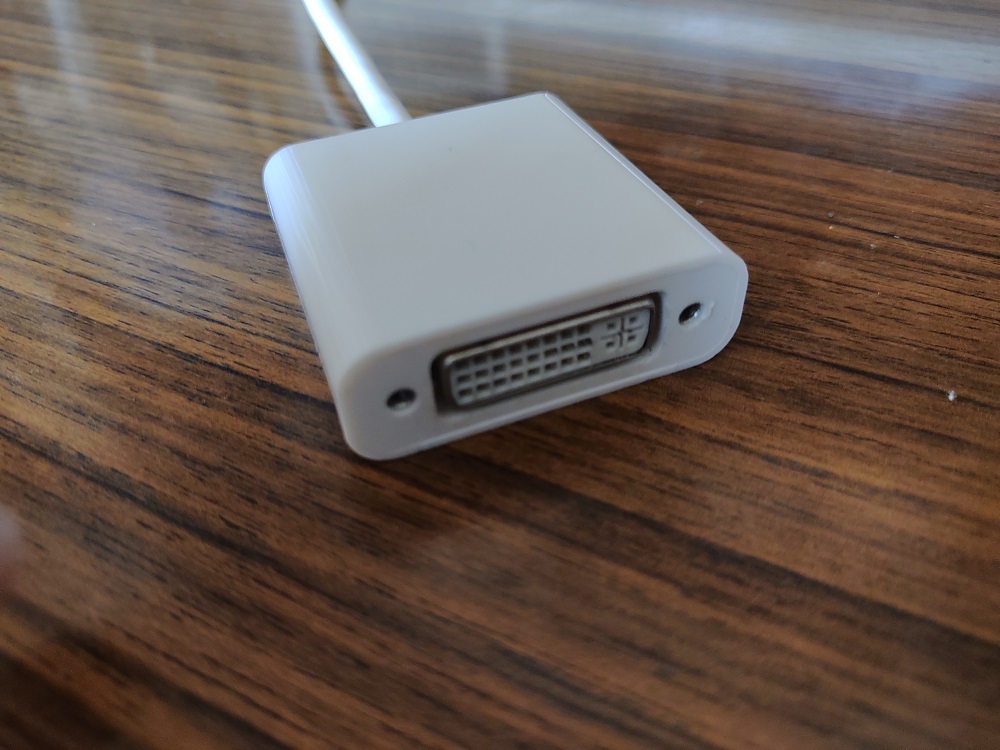エレコム Mini DisplayPort - DVI 変換アダプタ AD-MDPDVIWH_2