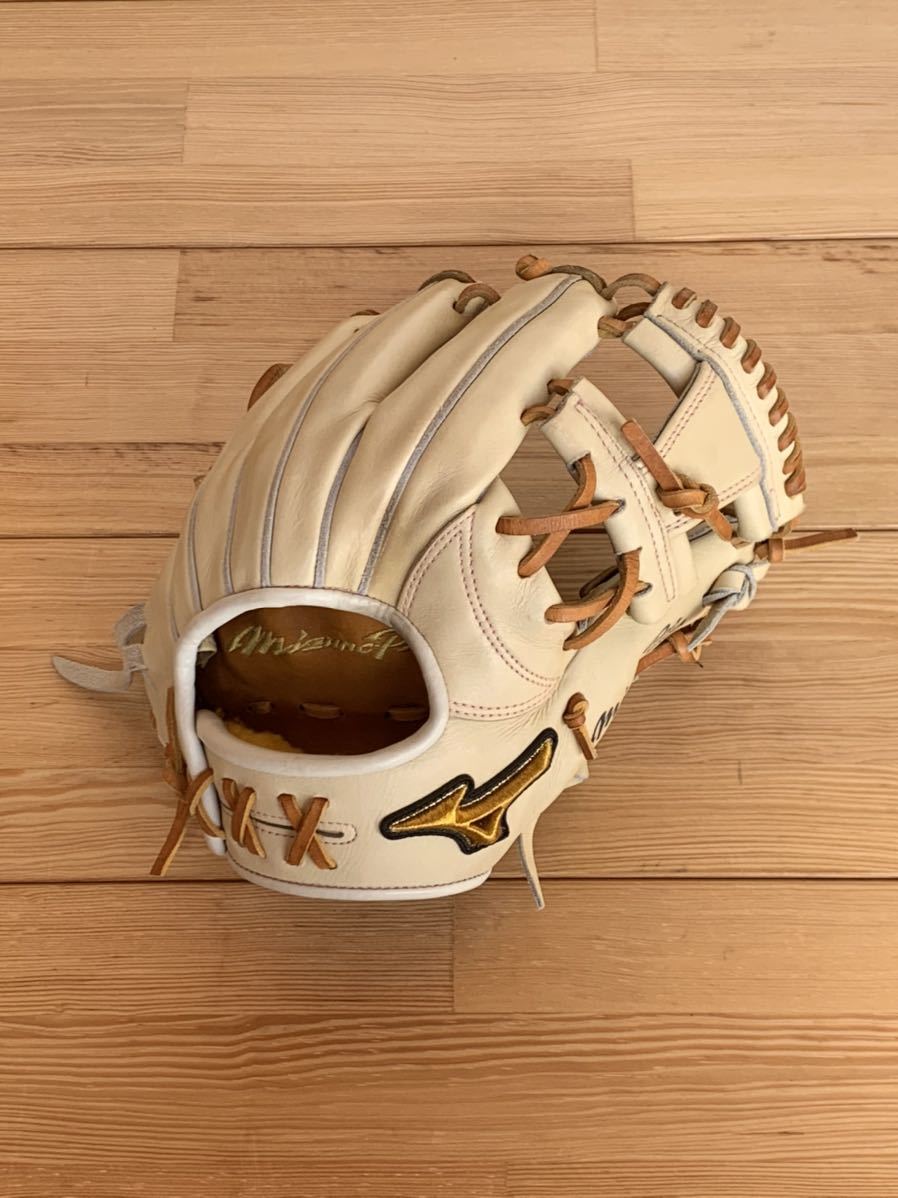 ミズノプロ オーダー AXI 軟式内野用 中古 送料無料 ブロンド(内野手用