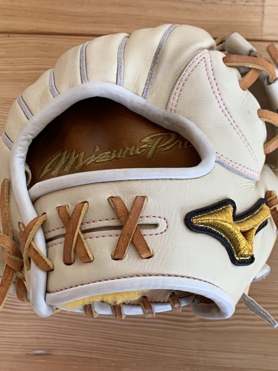 ミズノプロ オーダー AXI 軟式内野用 中古 送料無料 ブロンド(内野手用
