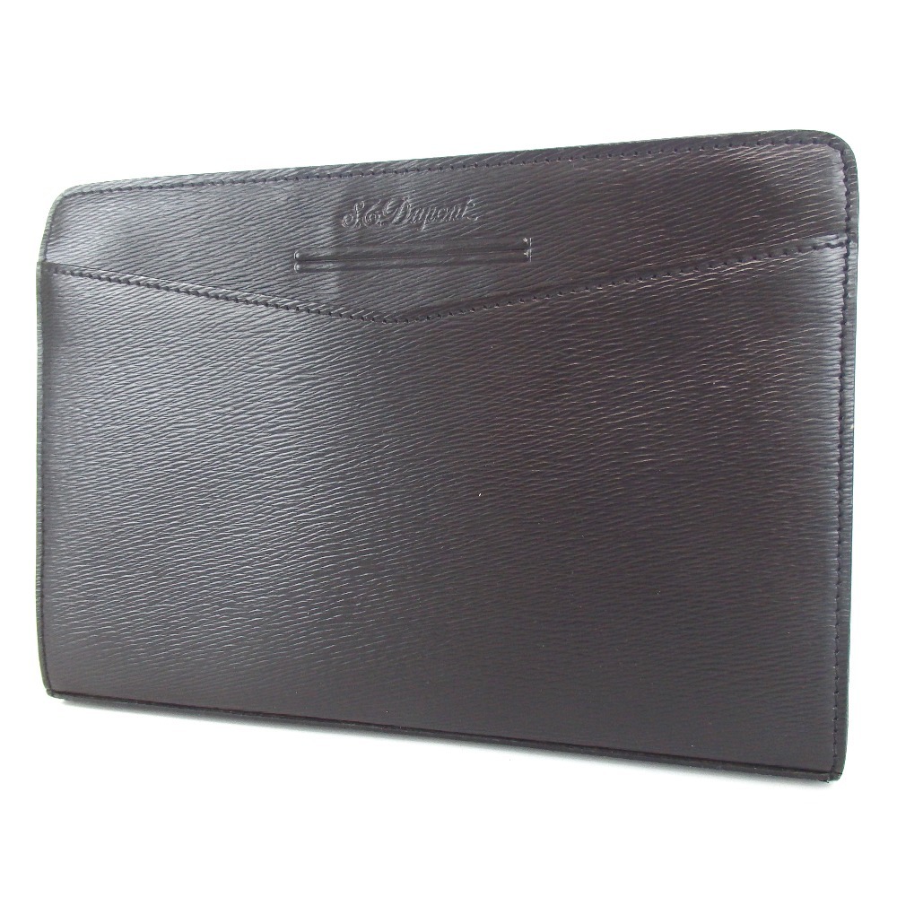 【S.T.DUPONT】デュポン セカンドバッグ レザー【中古】4◆28-23