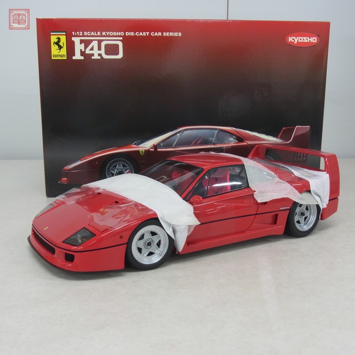 京商 1/12 フェラーリ F40 レッド No.08602A KYOSHO FERRARI RED【20