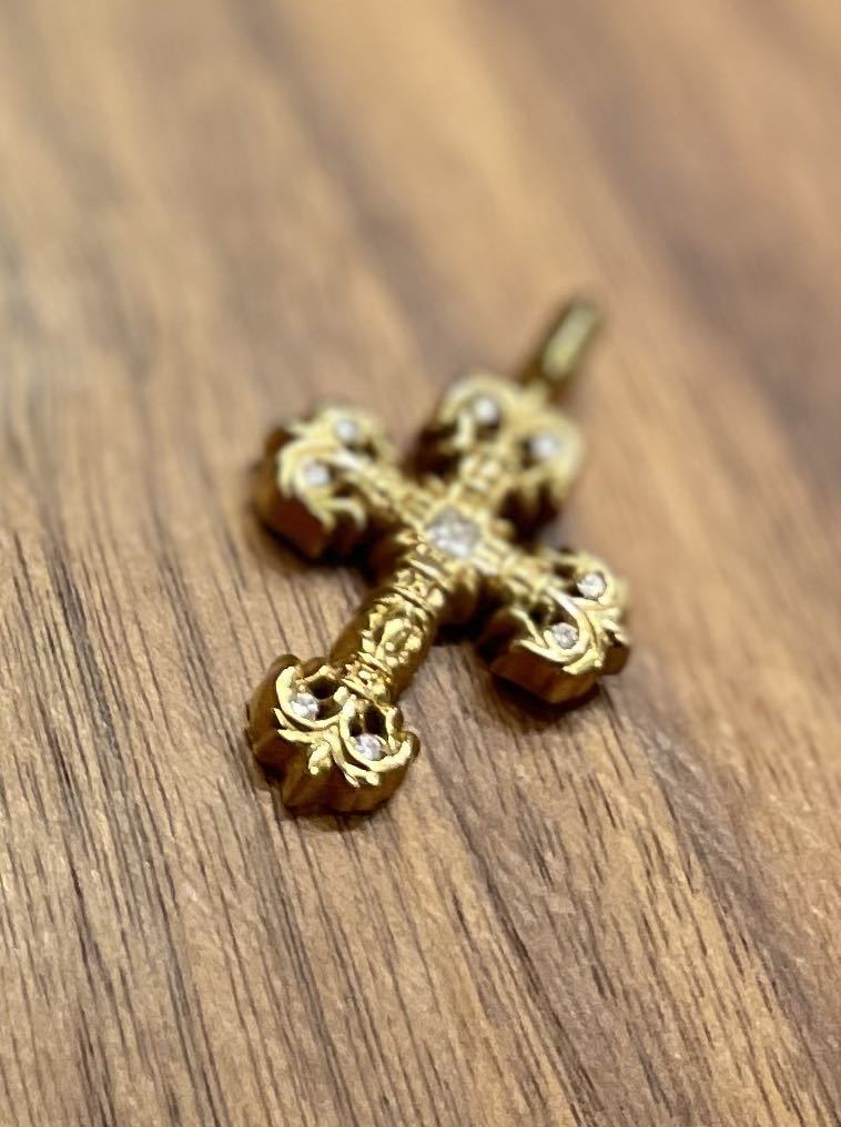 美品】 chrome hearts クロムハーツ 22k タイニーフィリグリー クロス