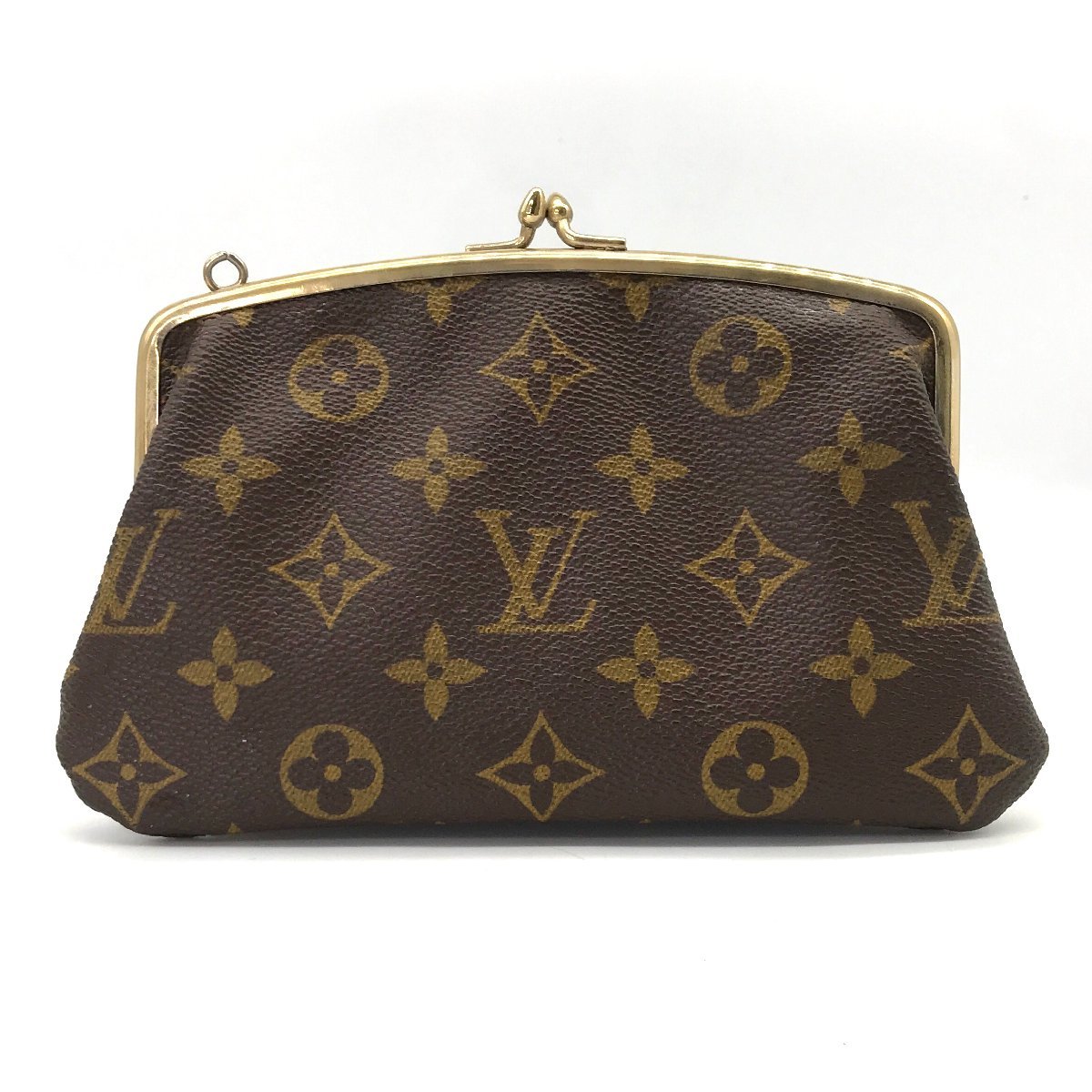 M4421 1円 LOUIS VUITTON ルイヴィトン モノグラム USA限定 がま口 