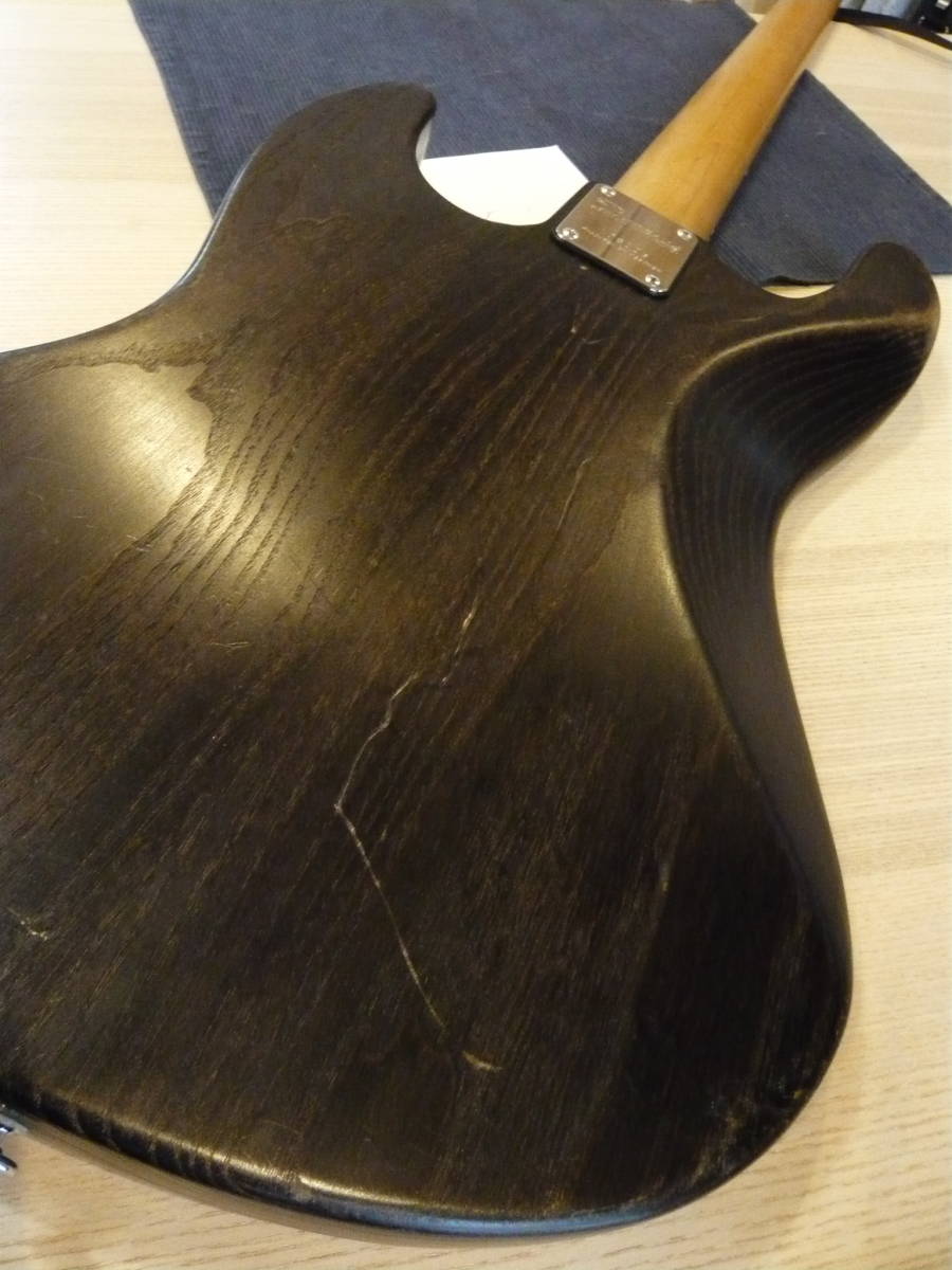 Bacchus 04PJ WOODLINE4-FL 軽量4弦フレットレス ベース 特注 