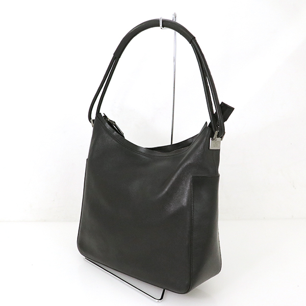 グッチ GUCCI ブラック レザー ワンショルダーバッグ 001.3766.002058 