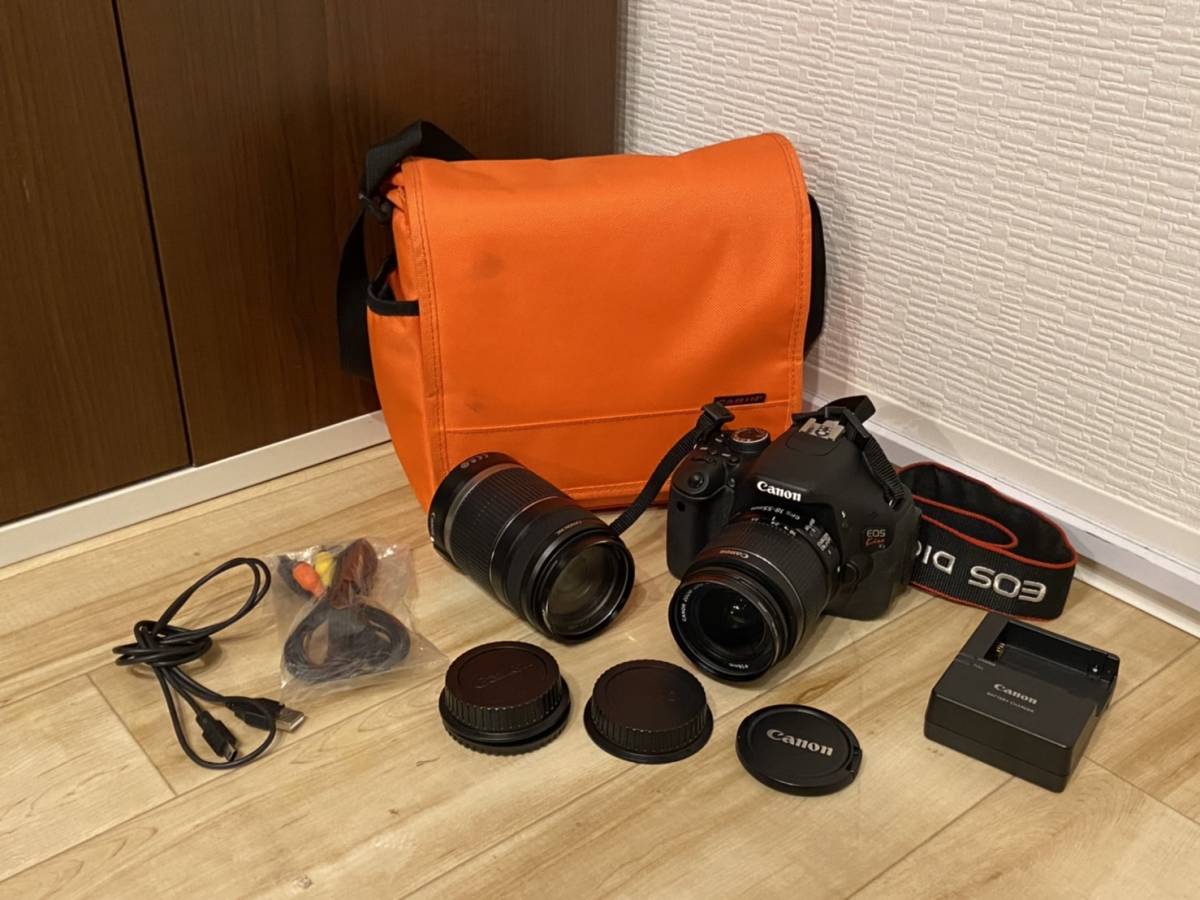 Canon キャノン EOS Kiss X5 ボディ デジタル 一眼レフ カメラ EFS18-55mm/EFS55-250mm 12551(キヤノン)｜売買されたオークション情報、yahooの商品情報をアーカイブ公開 - オークファン キヤノン